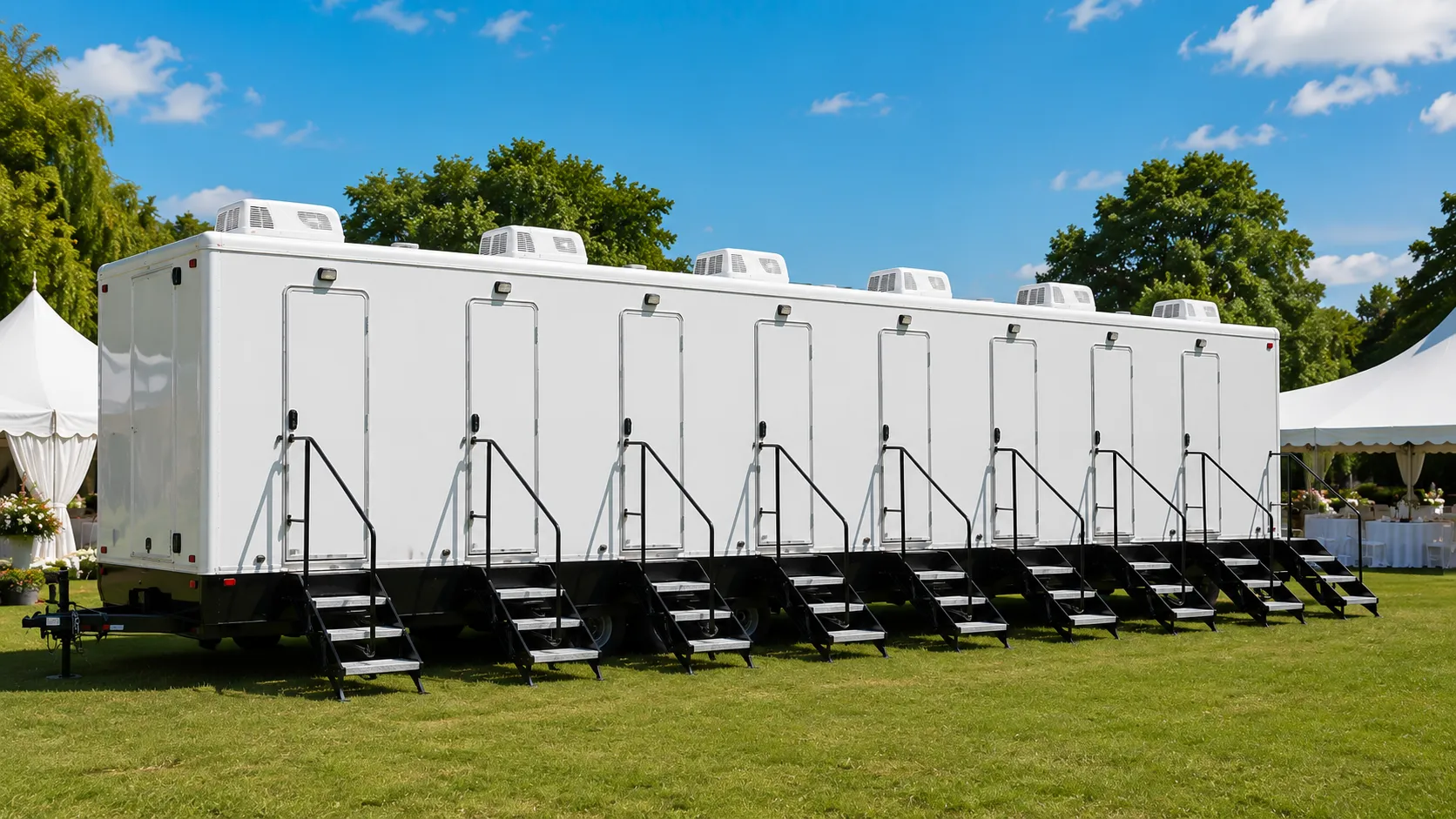 8 Stall Restroom Trailer in Waldorf, MD
