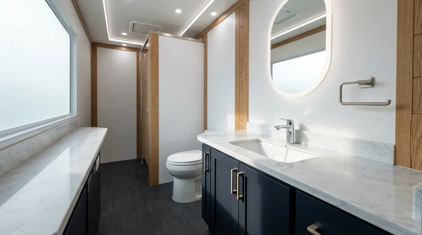 Luxury Restroom Trailer in Waldorf, MD