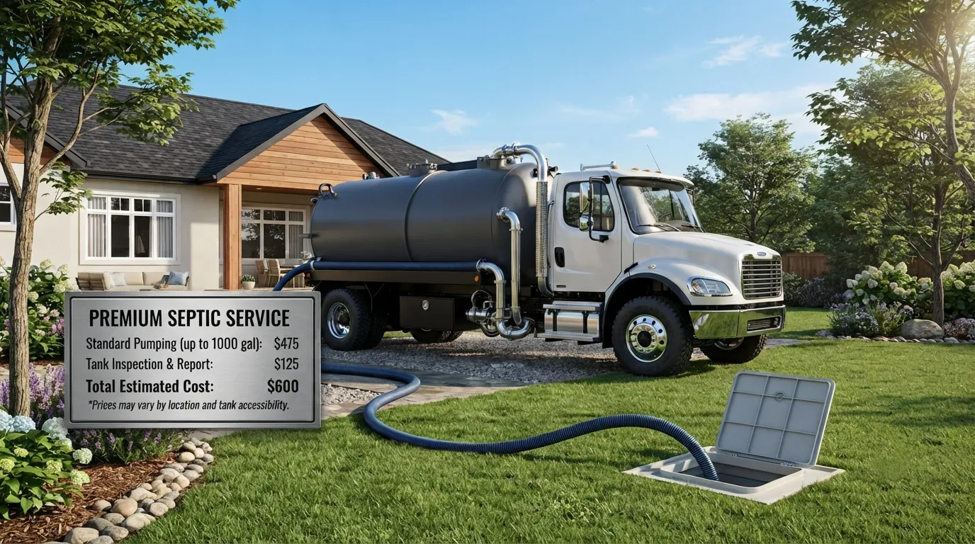 Septic Tank Pumping Cost in Waldorf, MD